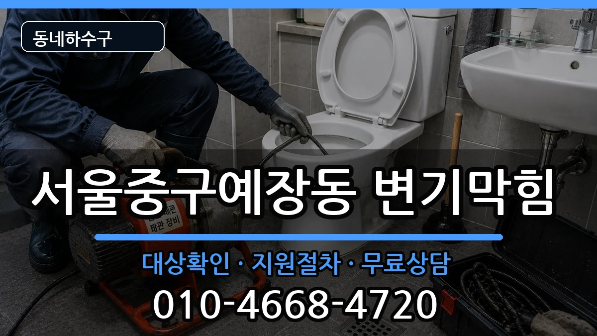 서울중구예장동 변기막힘 서울중구예장동 변기막힘 증상 처리 안내 이미지 3