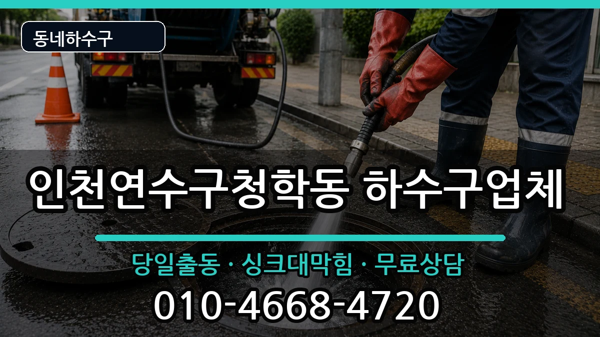 인천연수구청학동 하수구막힘 인천연수구청학동 하수구막힘 증상 처리 안내 이미지 3