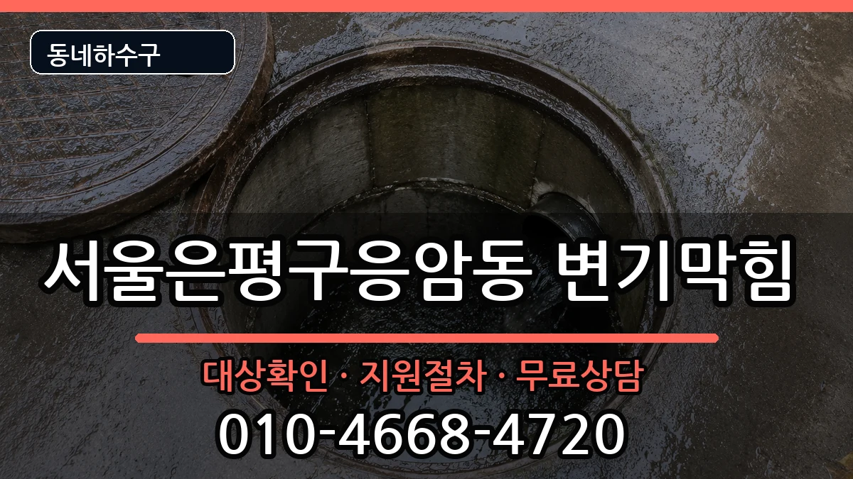 서울은평구응암동 변기막힘 서울은평구응암동 변기막힘 증상 처리 안내 이미지 1