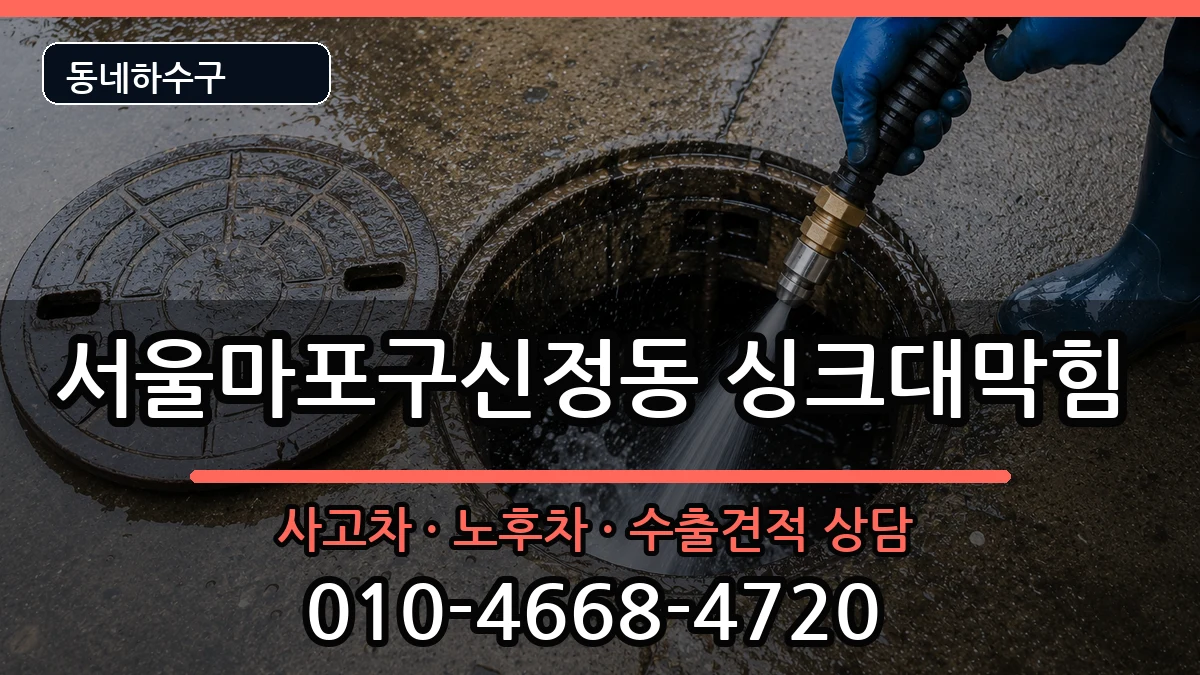 서울마포구신정동  싱크대막힘 FAQ형