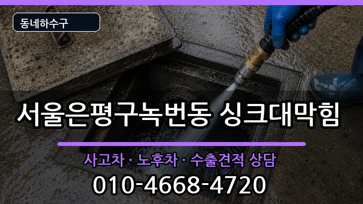 서울은평구녹번동 싱크대막힘 서울은평구녹번동 싱크대막힘 증상 처리 안내 이미지 3