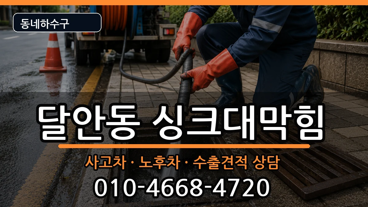 경기안양시동안구달안동 싱크대막힘 증상 처리 안내 이미지 2