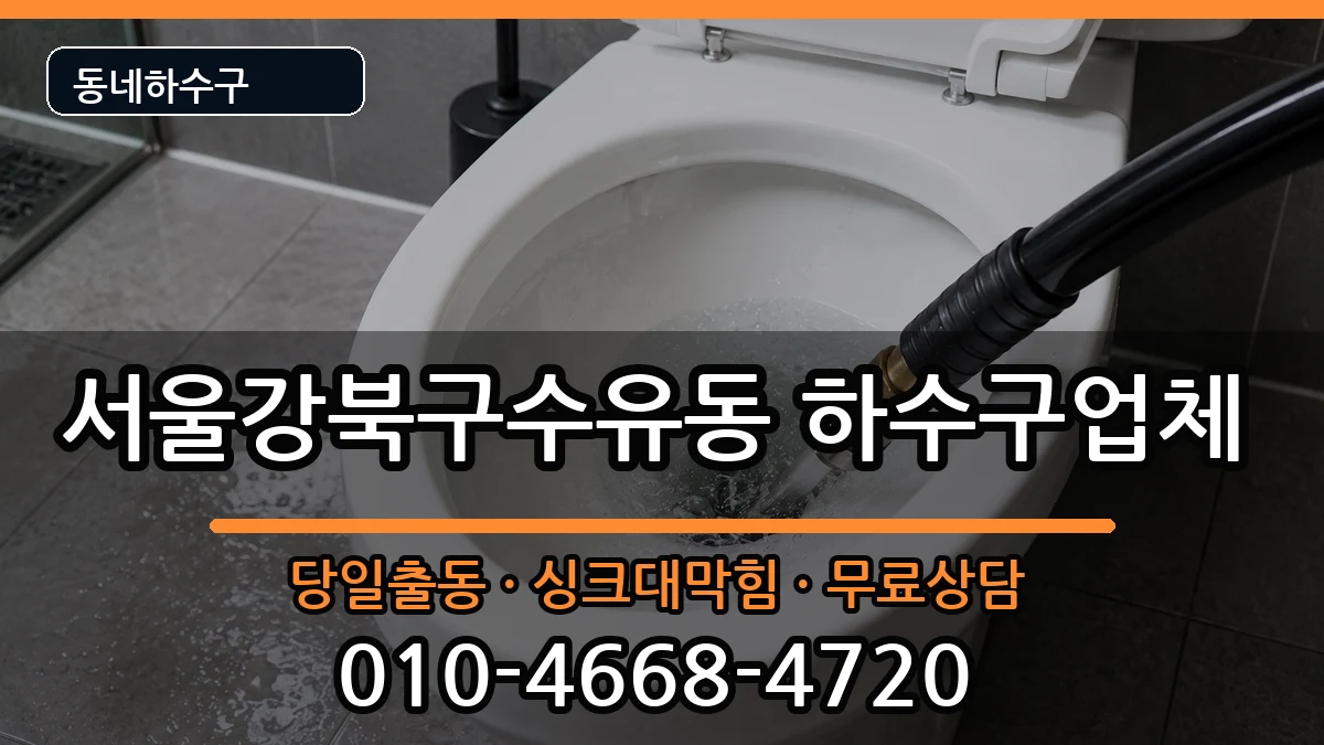 서울강북구수유동 하수구막힘 서울강북구수유동 하수구막힘 증상 처리 안내 이미지 2