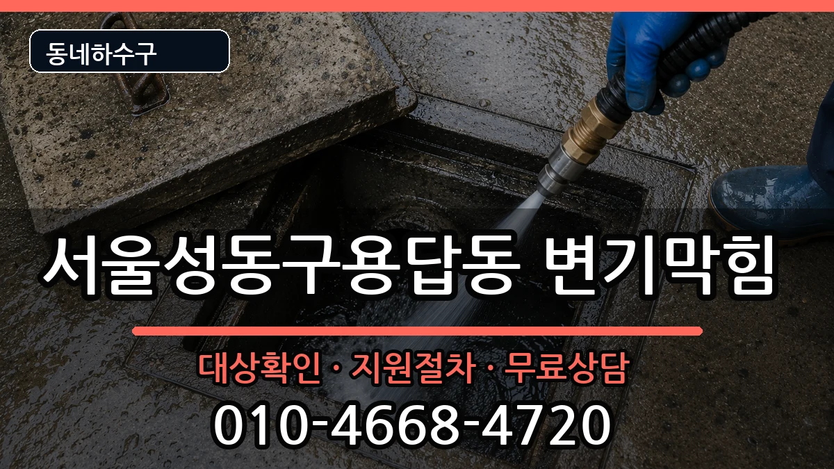 서울성동구용답동 변기막힘 서울성동구용답동 변기막힘 증상 처리 안내 이미지 2