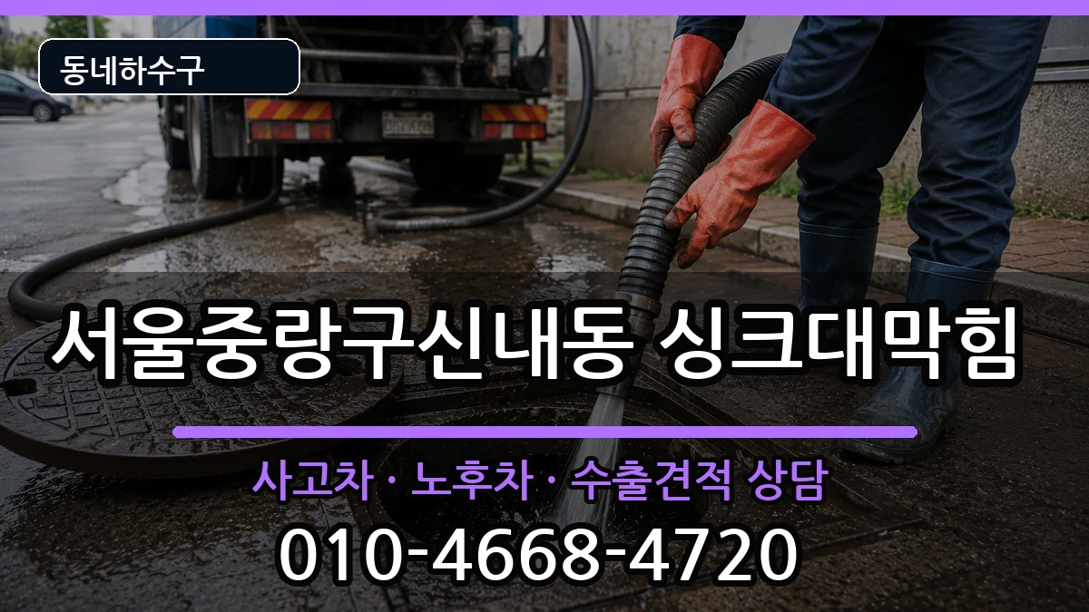 서울중랑구신내동 싱크대막힘 서울중랑구신내동 싱크대막힘 증상 처리 안내 이미지 3