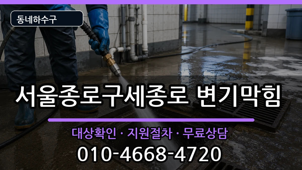 서울종로구세종로 변기막힘 서울종로구세종로 변기막힘 증상 처리 안내 이미지 1