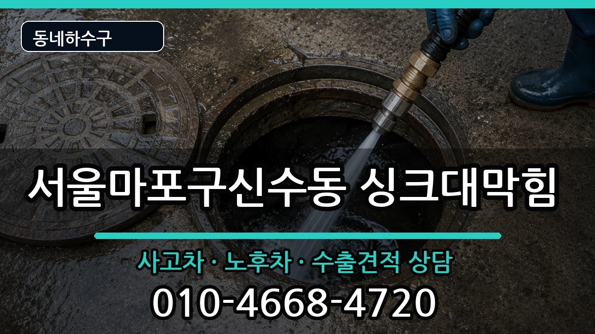 서울마포구신수동 싱크대막힘 서울마포구신수동 싱크대막힘 증상 처리 안내 이미지 2