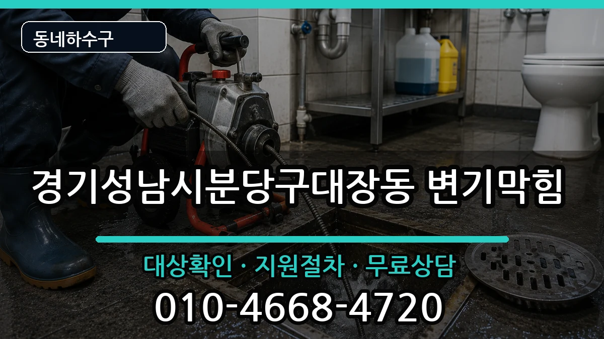 경기성남시분당구대장동 변기막힘 경기성남시분당구대장동 변기막힘 증상 처리 안내 이미지 2