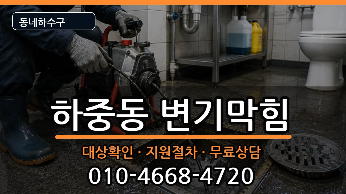 경기시흥시하중동 변기막힘 경기시흥시하중동 변기막힘 증상 처리 안내 이미지 1