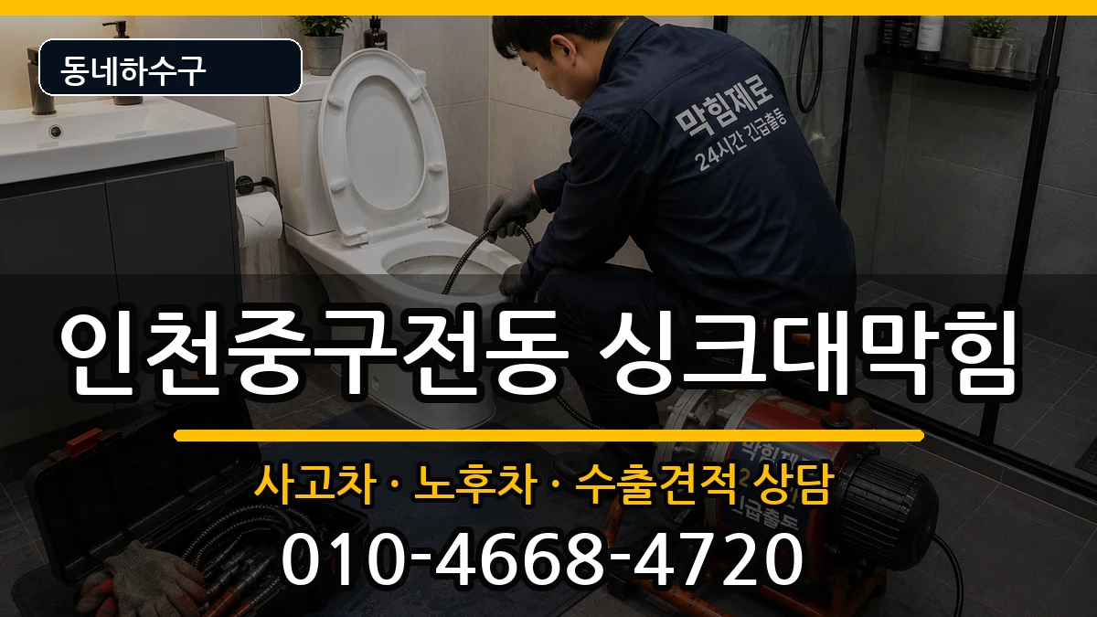 인천중구전동 싱크대막힘 인천중구전동 싱크대막힘 증상 처리 안내 이미지 2