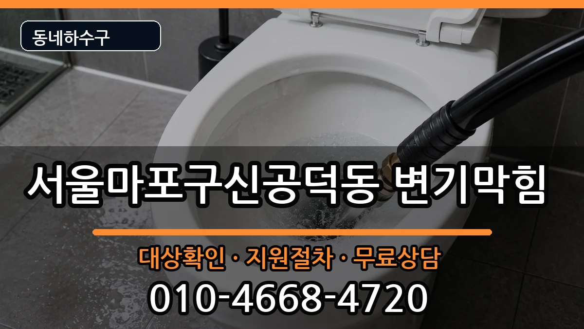 서울마포구신공덕동 변기막힘 서울마포구신공덕동 변기막힘 증상 처리 안내 이미지 1