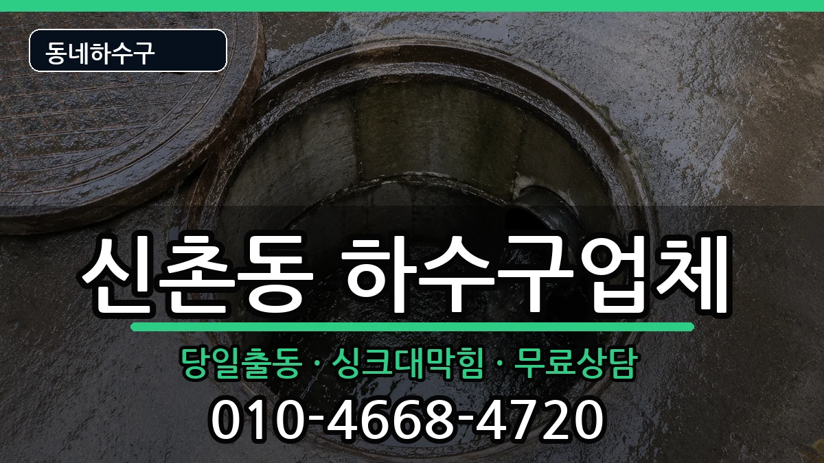 경기안양시동안구신촌동 하수구막힘 경기안양시동안구신촌동 하수구막힘 증상 처리 안내 이미지 2