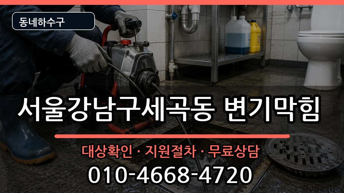 서울강남구세곡동  변기막힘 정보형