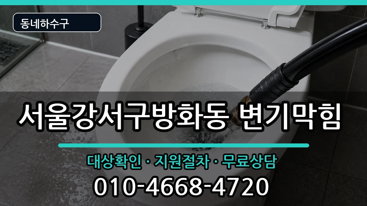 서울강서구방화동 변기막힘 서울강서구방화동 변기막힘 증상 처리 안내 이미지 3