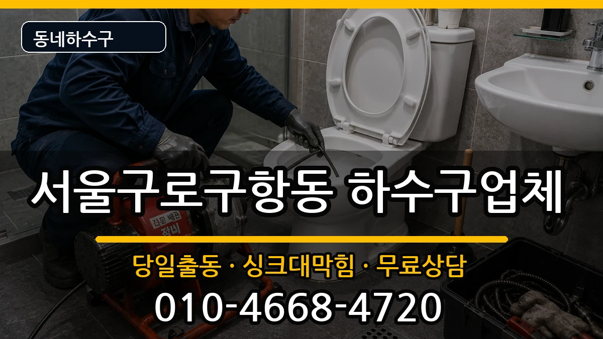 서울구로구항동 하수구막힘 서울구로구항동 하수구막힘 증상 처리 안내 이미지 2