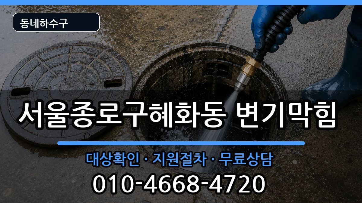 서울종로구혜화동 변기막힘 서울종로구혜화동 변기막힘 증상 처리 안내 이미지 3