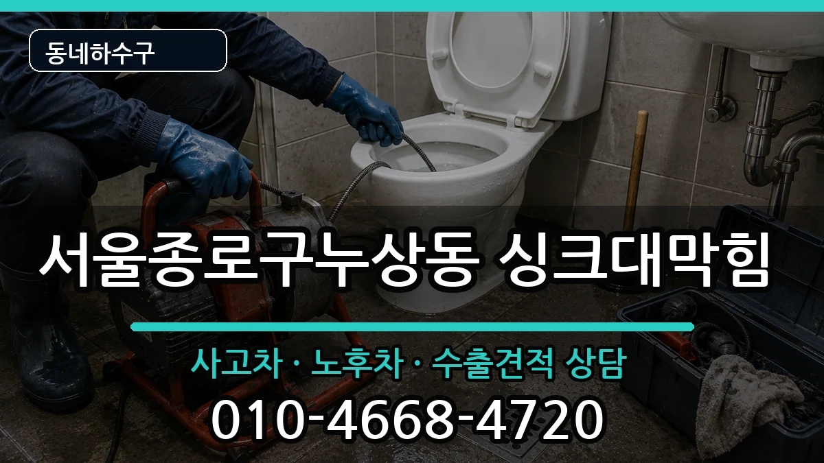 서울종로구누상동 싱크대막힘 서울종로구누상동 싱크대막힘 증상 처리 안내 이미지 3