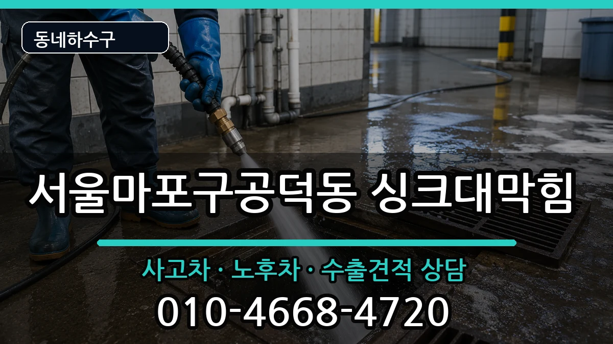서울마포구공덕동 싱크대막힘 서울마포구공덕동 싱크대막힘 증상 처리 안내 이미지 3