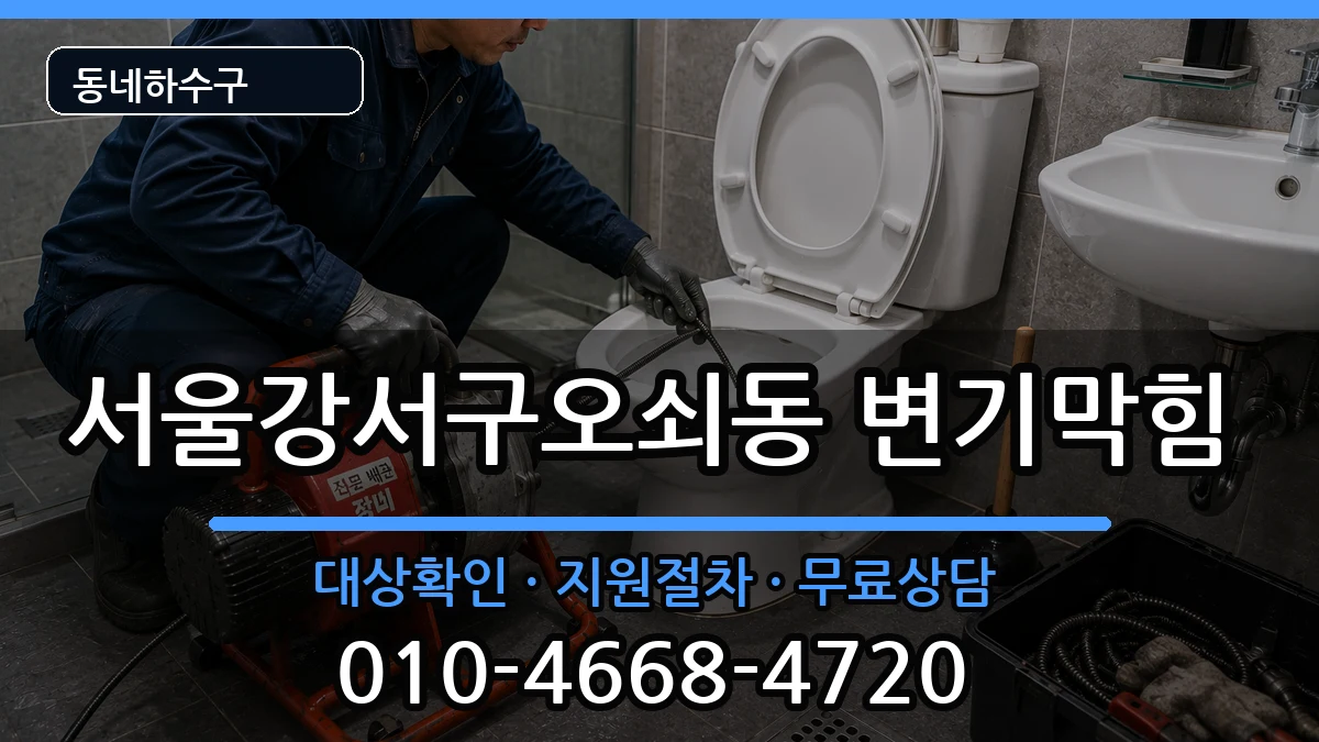서울강서구오쇠동 변기막힘 서울강서구오쇠동 변기막힘 증상 처리 안내 이미지 2