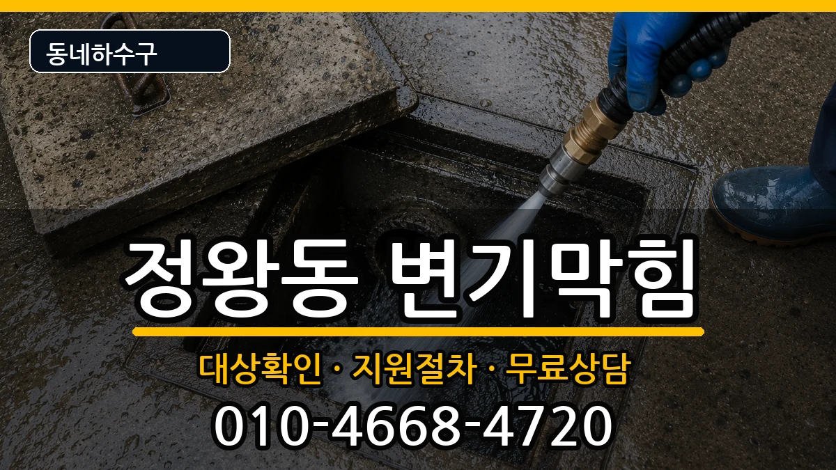 경기시흥시정왕동 변기막힘 증상 처리 안내 이미지 2