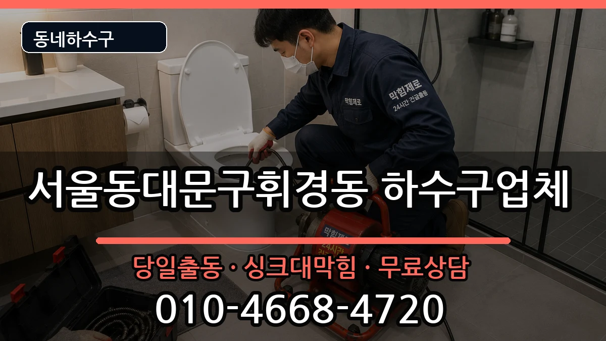 서울동대문구휘경동 하수구막힘 서울동대문구휘경동 하수구막힘 증상 처리 안내 이미지 2