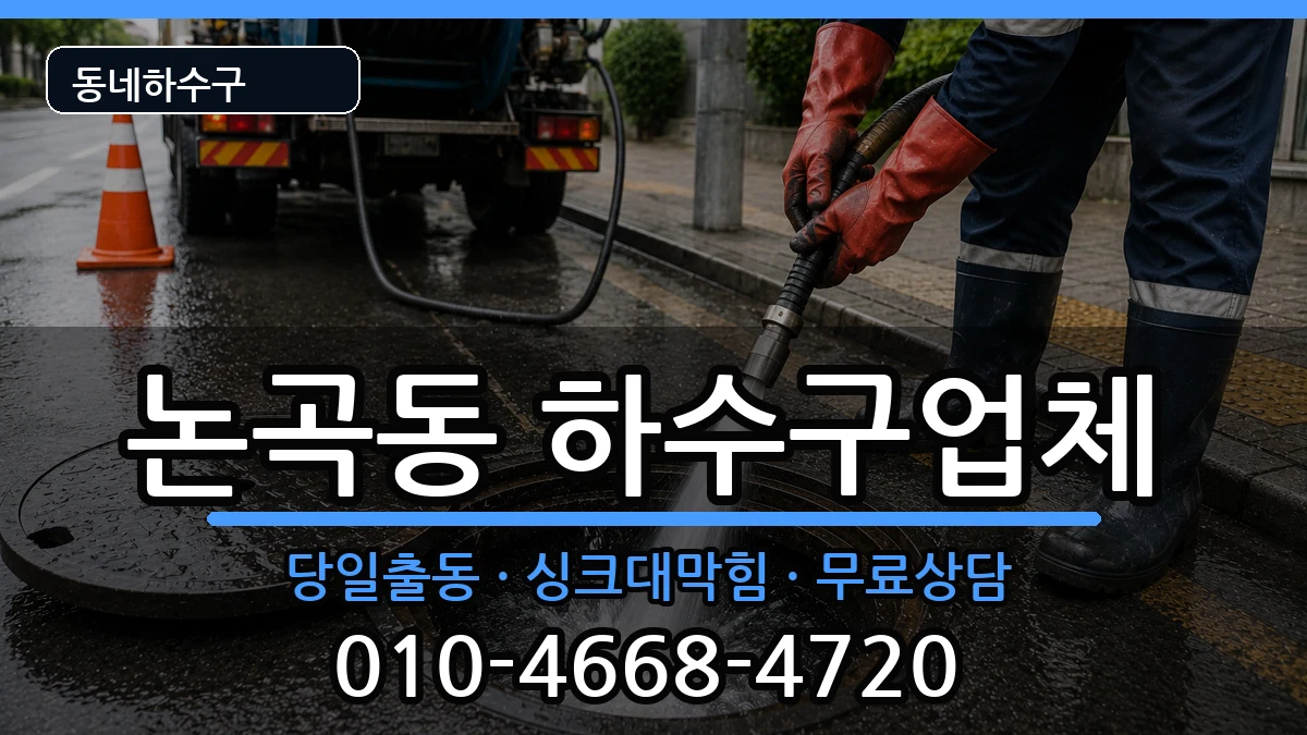 경기시흥시논곡동 하수구막힘 경기시흥시논곡동 하수구막힘 증상 처리 안내 이미지 1