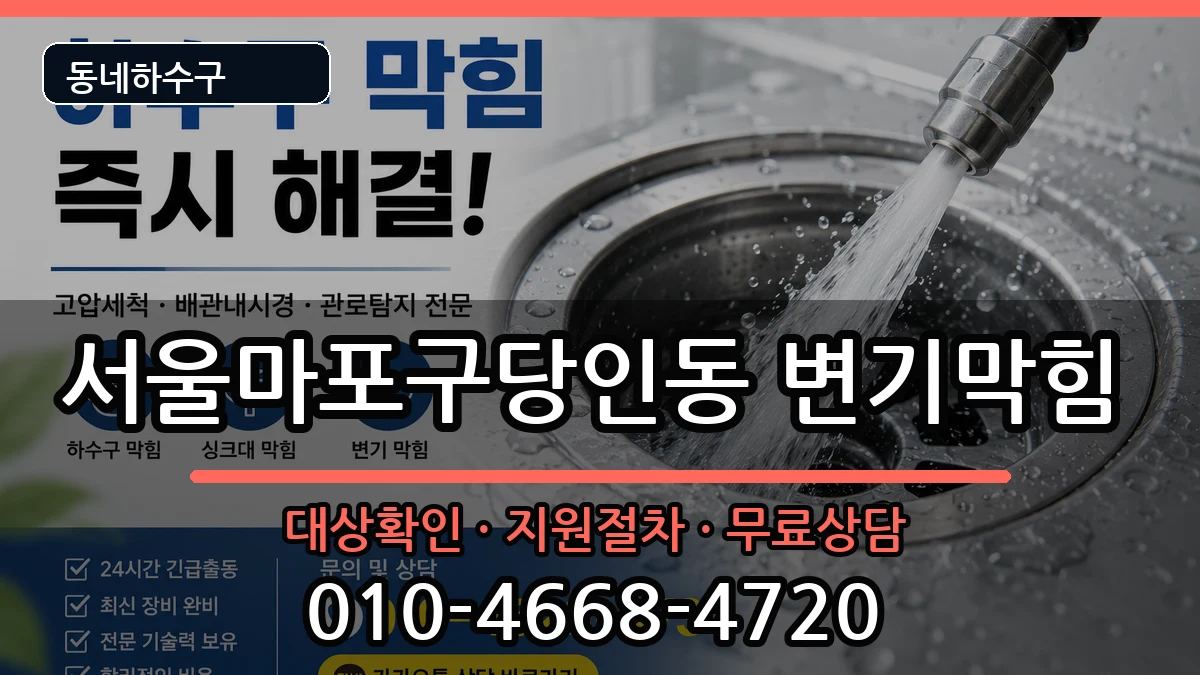 서울마포구당인동 변기막힘 서울마포구당인동 변기막힘 증상 처리 안내 이미지 2