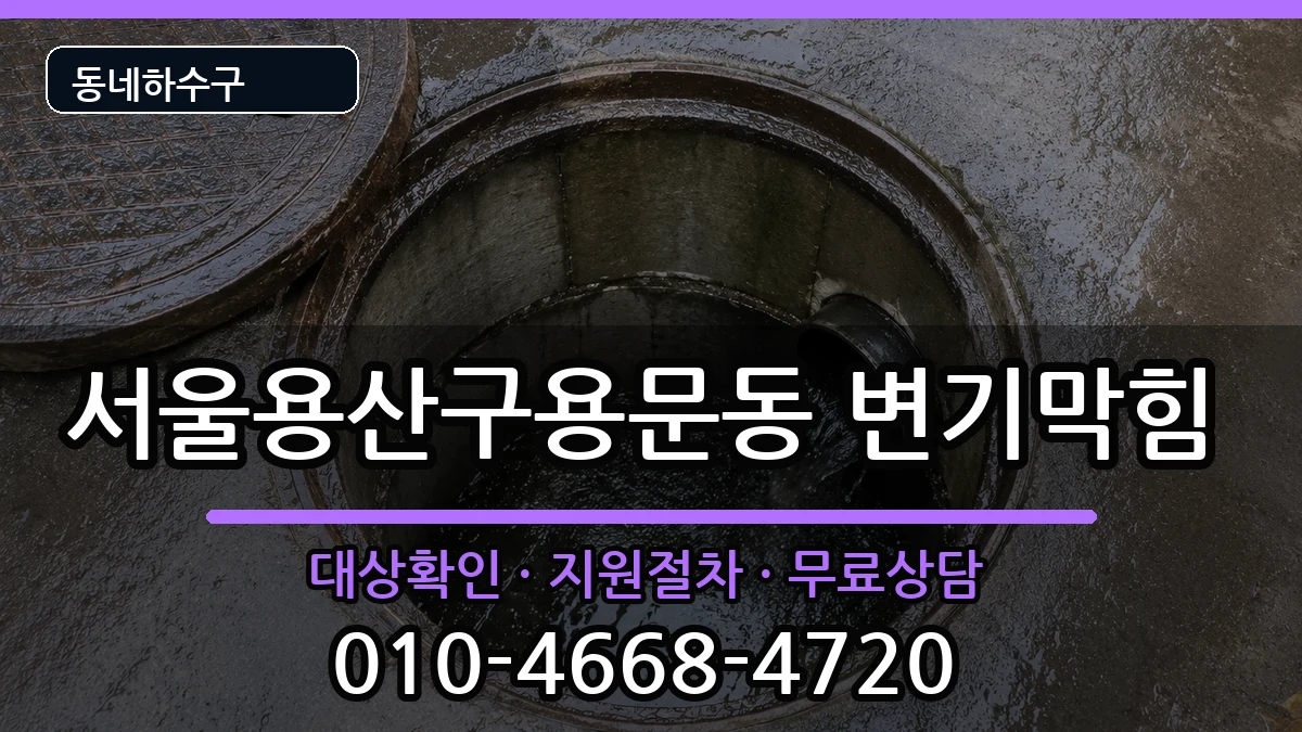 서울용산구용문동 변기막힘 서울용산구용문동 변기막힘 증상 처리 안내 이미지 2