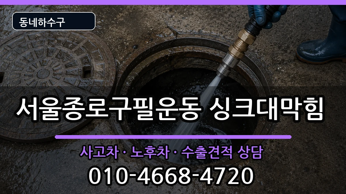 서울종로구필운동 싱크대막힘 서울종로구필운동 싱크대막힘 증상 처리 안내 이미지 2