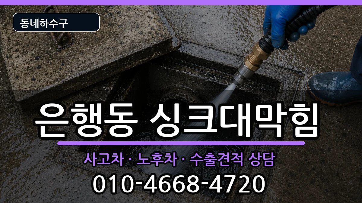 경기시흥시은행동 싱크대막힘 경기시흥시은행동 싱크대막힘 증상 처리 안내 이미지 1